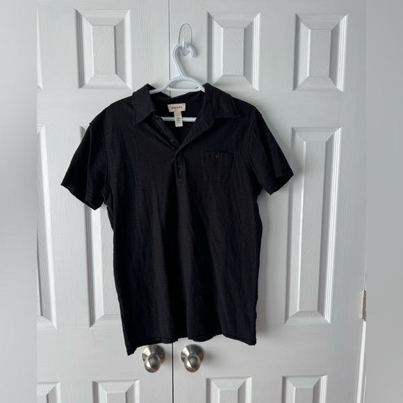 Diesel Other - Diesel Black Polo Shirt XL 100% Cotton Raw Hem Casual Luxury
